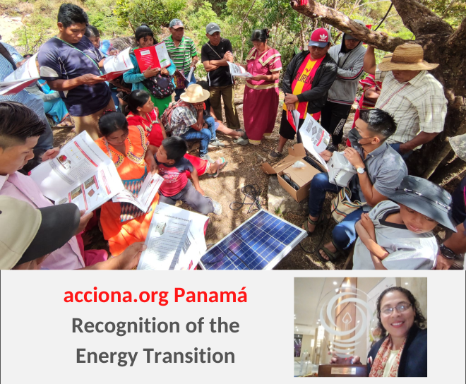 acciona.org Panama wins the 'Recognition of the Energy Transition' from the Energy Secretariat of Panama
