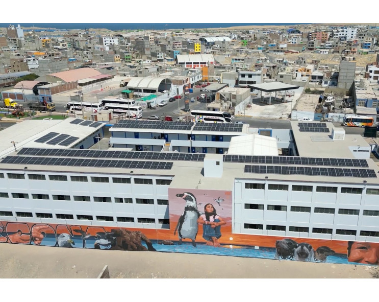 We provide clean and reliable energy to the San Juan de Marcona High School